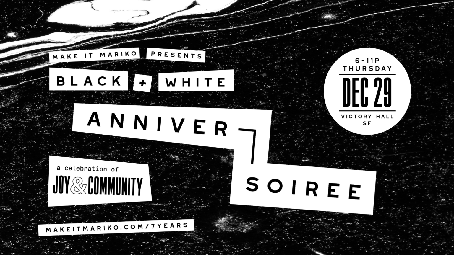 Banner – Black & White AnniverSoiree 2022